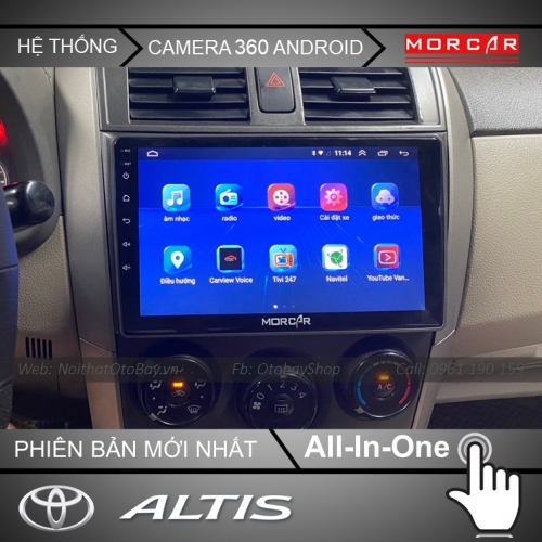He Thong Man Hinh Android Va Camera 360 Cho Altis 2007 2013 10