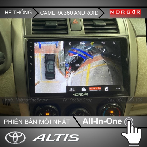 He Thong Man Hinh Android Va Camera 360 Cho Altis 2007 2013 3