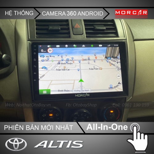 He Thong Man Hinh Android Va Camera 360 Cho Altis 2007 2013 6