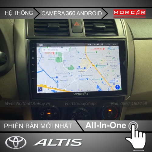 He Thong Man Hinh Android Va Camera 360 Cho Altis 2007 2013 7