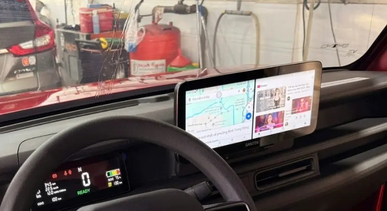 Lắp Màn hình xe Vinfast EC Van Hà Nội Xem youtube và bản đồ dẫn đường trên EC Van