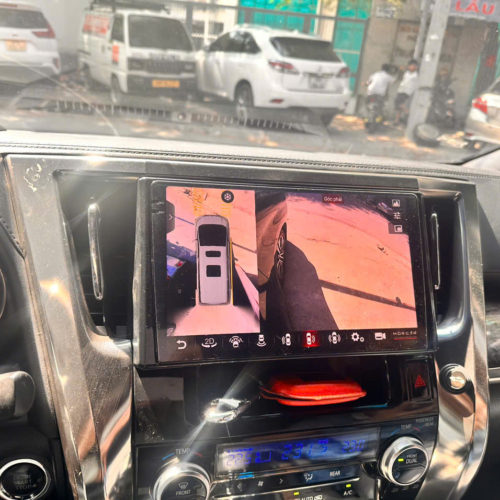 Hệ Thống Màn Hình Android & Camera 360 Cho Alphard 2015-2023 28 Camera 360 sắc nét nhất cho Toyota Alphard