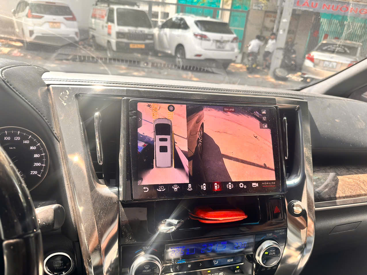 Lắp màn hình và camera 360 Alphard Hà Nội Camera 360 sắc nét nhất cho Toyota Alphard