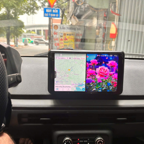 Lắp màn hình và camera Minio green