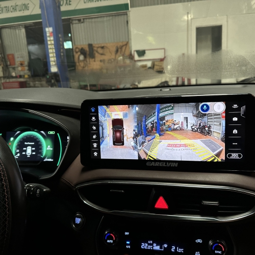 Bộ camera 360 cho Hyundai Santafe 2018-2021