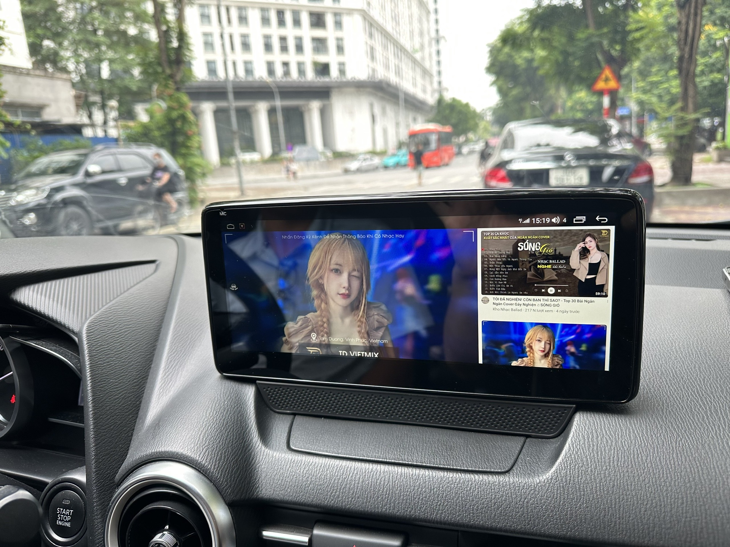 Xem youtube trên màn hình Android Mazda CX-3