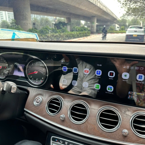Lắp màn hình Android Mercedes E250 2019 giá rẻ