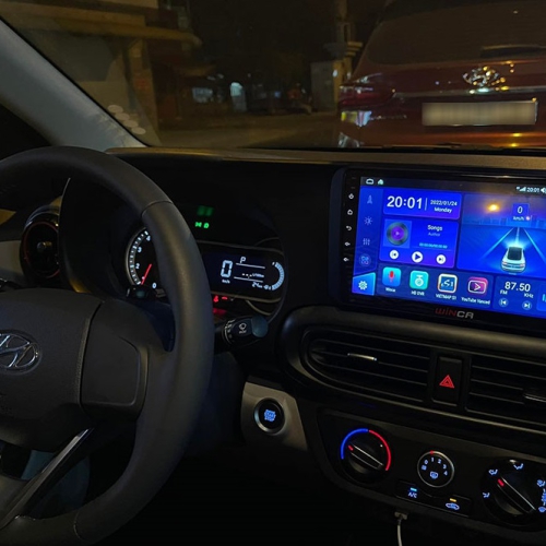 Màn hình Android và camera 360 Hyundai I10 2021-2023