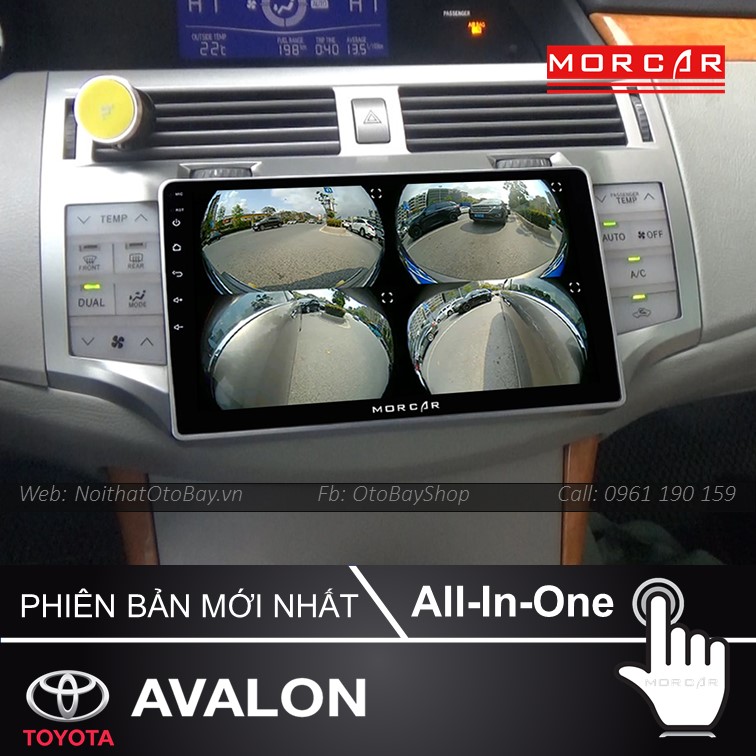 Hệ Thống Màn Hình Android & Camera 360 Cho Avalon 2005-2010