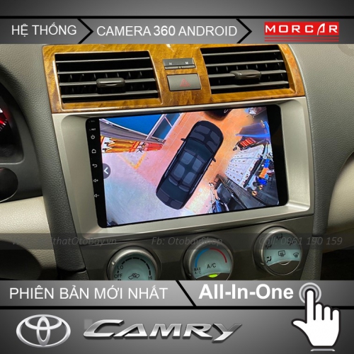 Hệ Thống Màn Hình Android & Camera 360 Cho Camry 2007-2011 28 Man Hinh Android Va Camera 360 Cho Camry 2007 2011 1