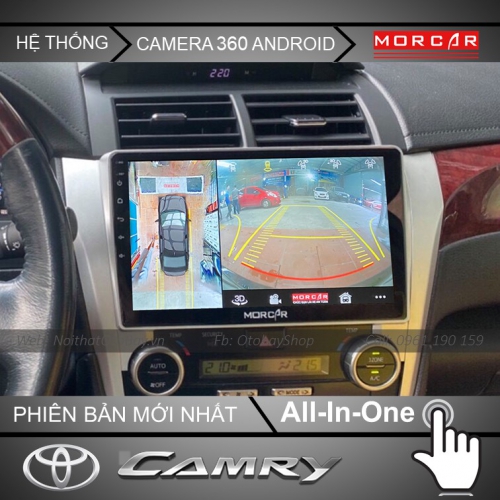 Hệ Thống Màn Hình Android & Camera 360 Camry 2012-2014 25 Man Hinh Android Va Camera 360 Cho Camry 2012 2014 1