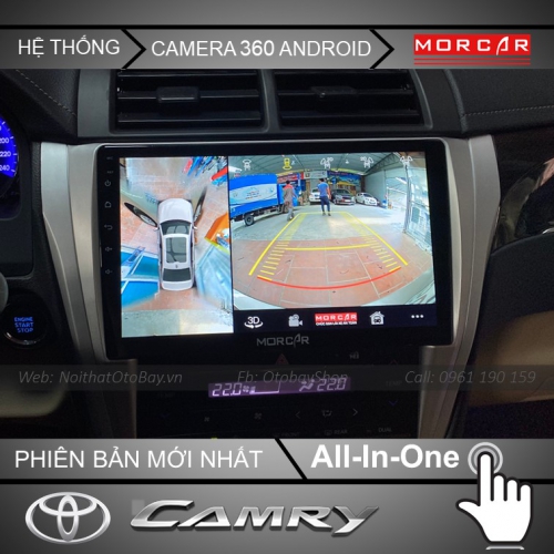 Man Hinh Android Va Camera 360 Cho Camry 2015 2019 3