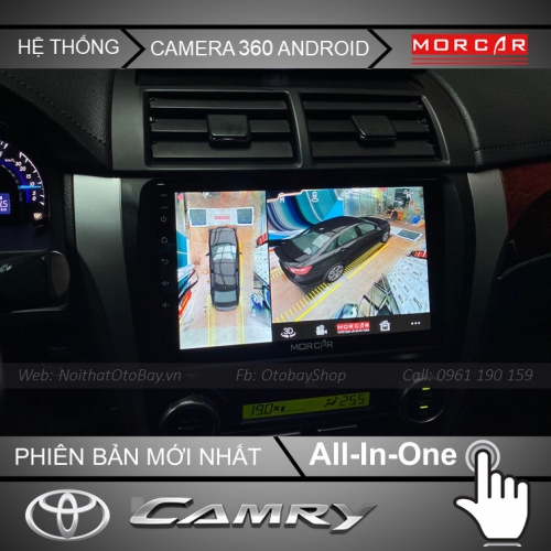 Man Hinh Android Va Camera 360 Cho Camry 2015 2019 4