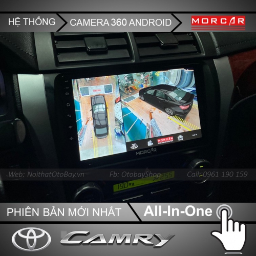 Man Hinh Android Va Camera 360 Cho Camry 2015 2019 5