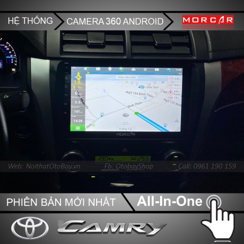 Man Hinh Android Va Camera 360 Cho Camry 2015 2019 6