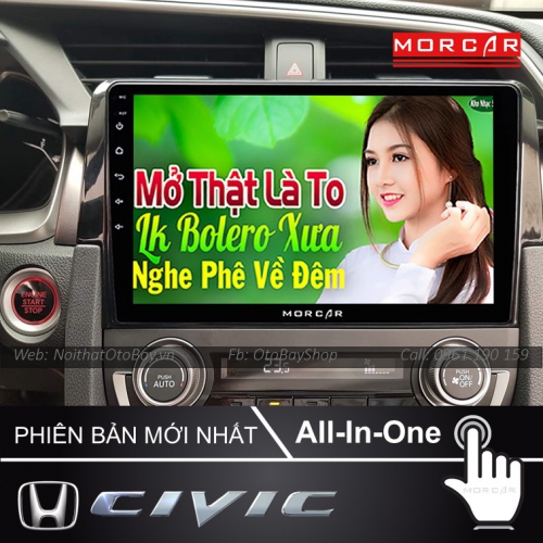 Hệ Thống Màn Hình Android & Camera 360 Cho Civic 2016-2020 25 Man Hinh Android Va Camera 360 Cho Civic 2016 2020 5