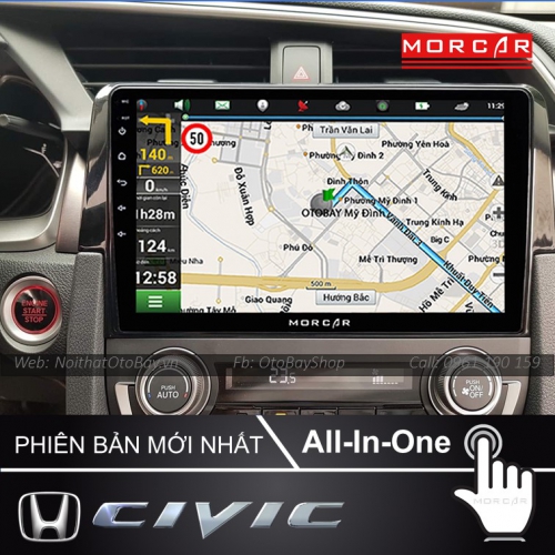 Hệ Thống Màn Hình Android & Camera 360 Cho Civic 2016-2020 27 Man Hinh Android Va Camera 360 Cho Civic 2016 2020 7