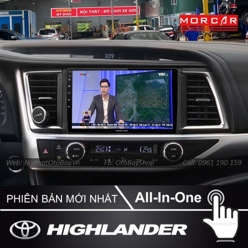 Man Hinh Android Va Camera 360 Cho Highlander 2015 2019 3