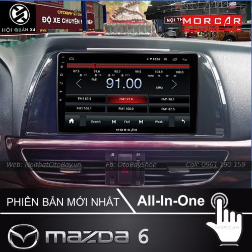 Man Hinh Android Va Camera 360 Cho Mazda 6 2013 2017 7