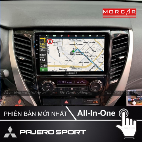 Man Hinh Android Va Camera 360 Cho Pajero Sport 2016 2019 6