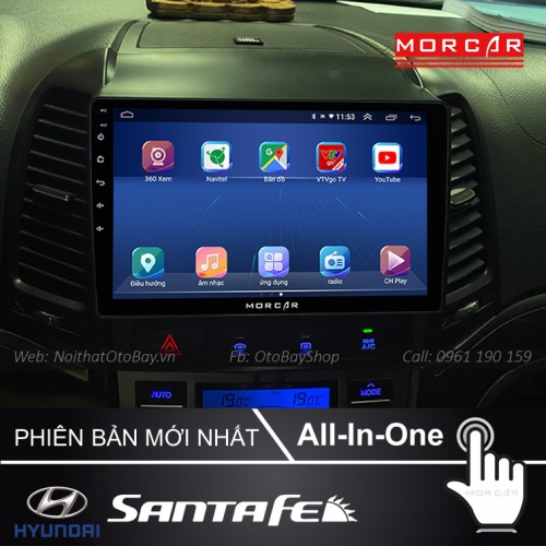 Man Hinh Android Va Camera 360 Cho Santafe 2006 2012 3