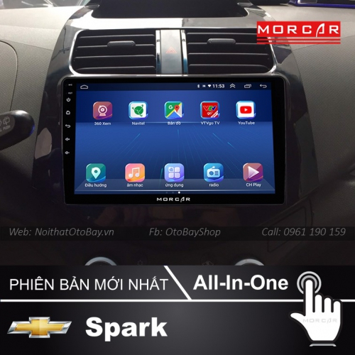Hệ Thống Màn Hình Android & Camera 360 Cho Spark 2010-2014 23 Man Hinh Android Va Camera 360 Cho Spark 2010 2014 3