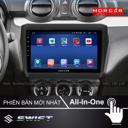 Hệ Thống Màn Hình Android & Camera 360 Cho Swift 2018-2021 23 Man Hinh Android Va Camera 360 Cho Swift 2018 2021 3