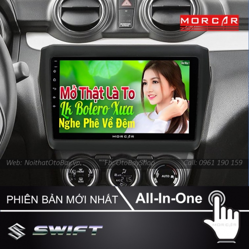 Hệ Thống Màn Hình Android & Camera 360 Cho Swift 2018-2021 24 Man Hinh Android Va Camera 360 Cho Swift 2018 2021 4