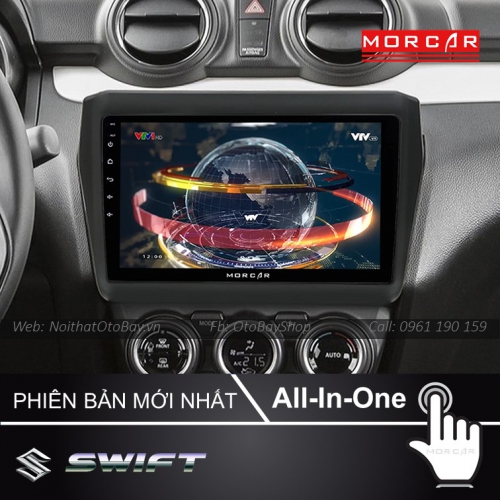 Hệ Thống Màn Hình Android & Camera 360 Cho Swift 2018-2021 25 Man Hinh Android Va Camera 360 Cho Swift 2018 2021 5