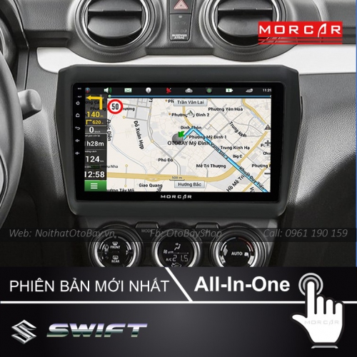 Hệ Thống Màn Hình Android & Camera 360 Cho Swift 2018-2021 26 Man Hinh Android Va Camera 360 Cho Swift 2018 2021 6