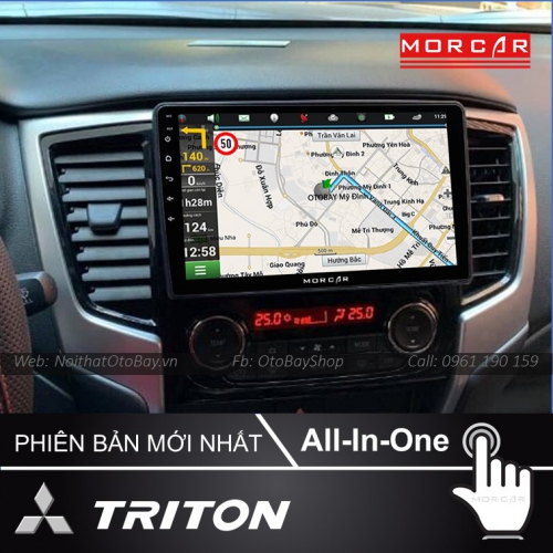 Hệ Thống Màn Hình Android & Camera 360 Cho Triton 2020-2021 26 Man Hinh Android Va Camera 360 Cho Triton 2020 2021 6