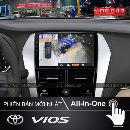 Hệ Thống Màn Hình Android & Camera 360 Cho Vios 2018-2020 26 Man Hinh Android Va Camera 360 Cho Vios 2018 2020 1