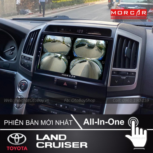 Man Hinh Android Va Camera 360 Cho Xe Land Cruiser 2009 2015 2