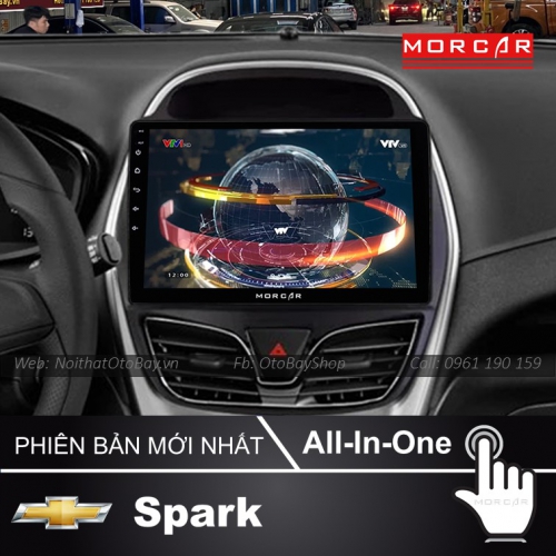 Man Hinh Android Va Camera 360 Cho Xe Spark 2015 2017 4