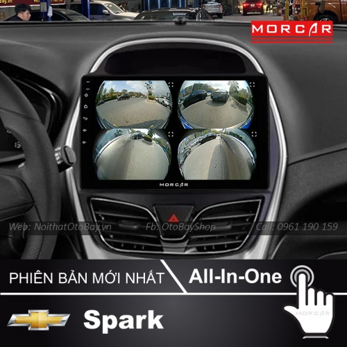 Man Hinh Android Va Camera 360 Cho Xe Spark 2015 2017 8