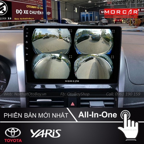 Hệ Thống Màn Hình Android & Camera 360 Cho Yaris 2014-2017 23 Man Hinh Android Va Camera 360 Cho Yaris 2014 2017 3