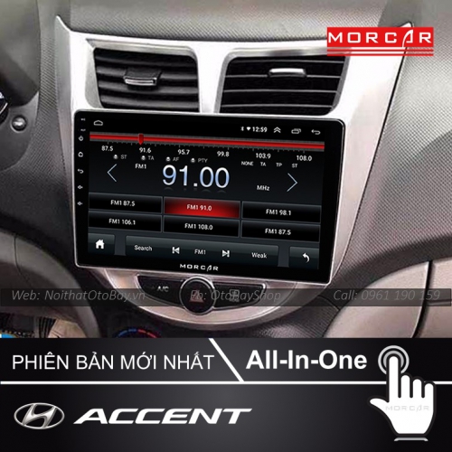 Man Hinh Android Va Camera 360 Cho xe Accent 2011 2015 7