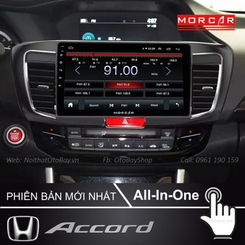 Man Hinh Android Va Camera 360 Cho xe Accord 2014 2017 5