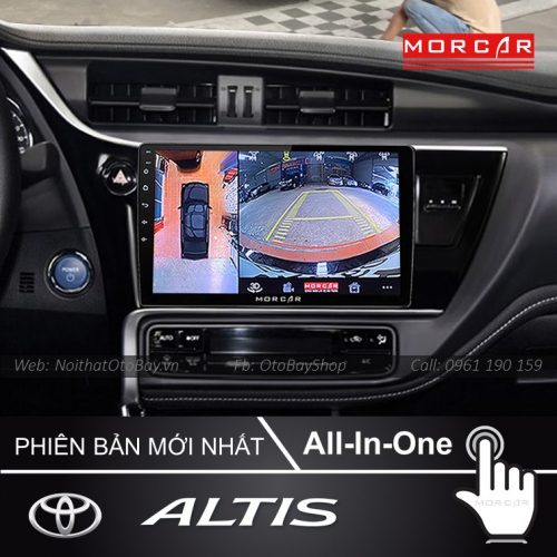 Hệ Thống Màn Hình Android & Camera 360 Cho Altis 2017-2020 21 Man Hinh Android Va Camera 360 Cho xe Altis 2017 2020 3