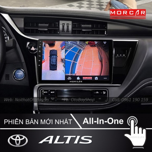 Hệ Thống Màn Hình Android & Camera 360 Cho Altis 2017-2020 22 Man Hinh Android Va Camera 360 Cho xe Altis 2017 2020 4