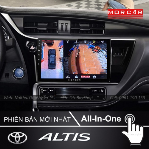 Hệ Thống Màn Hình Android & Camera 360 Cho Altis 2017-2020 23 Man Hinh Android Va Camera 360 Cho xe Altis 2017 2020 5