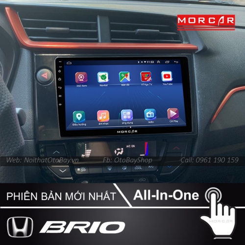 Hệ Thống Màn Hình Android & Camera 360 Cho Xe Brio 2019-2020 23 Man Hinh Android Va Camera 360 Cho xe Brio 2019 2020 3