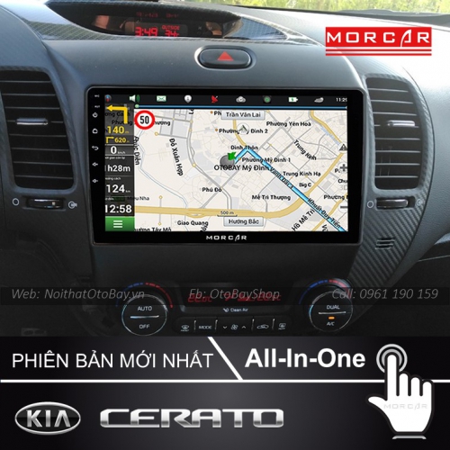 Man Hinh Android Va Camera 360 Cho xe Cerato 2013 2017 6