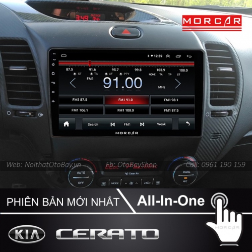 Man Hinh Android Va Camera 360 Cho xe Cerato 2013 2017 7