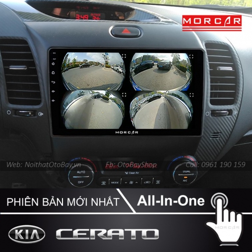 Man Hinh Android Va Camera 360 Cho xe Cerato 2013 2017 8