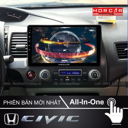 Man Hinh Android Va Camera 360 Cho xe Civic 2006 2011 5