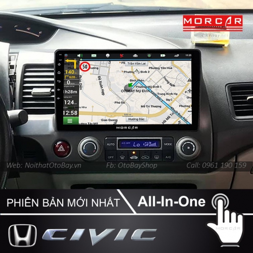 Man Hinh Android Va Camera 360 Cho xe Civic 2006 2011 7