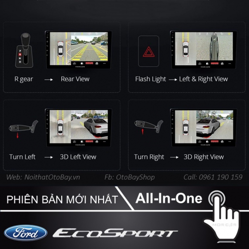 Hệ Thống Màn Hình Android & Camera 360 cho xe Ecosport 2018-2021 22 Man Hinh Android Va Camera 360 Cho xe Ecosport 2018 2021 2