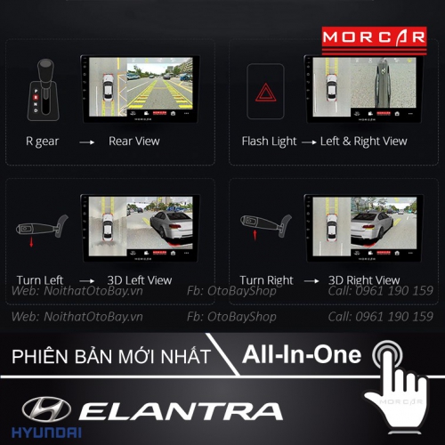 Hệ Thống Màn Hình Android & Camera 360 Cho xe Elantra 2011-2015 22 Man Hinh Android Va Camera 360 Cho xe Elantra 2011 2015 2