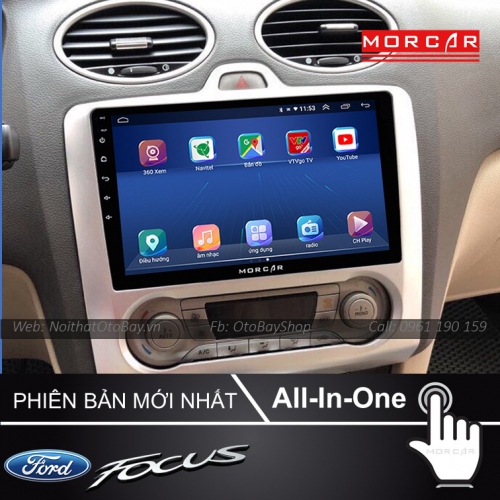 Man Hinh Android Va Camera 360 Cho xe Focus 2007 2011 DHTD 3